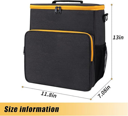 Storage Bag for Car Battery Jump Starter,Carry Case Compatible with DEWALT DXAEJ14 Digital Portable Power Station Air Compressor,Car Jump Starter Power Bank Bag