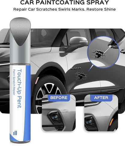 GXD/WA130H Sharkskin/Sterling Gray Metallic Touch Up Paint Compatible with Chevrolet Exact Match Chips and Nicks Touch Up