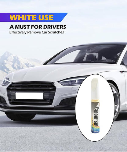 SCUARI Touch Up Paint Pen,Car Paint Pen,Car Paint Scratch Repair,Car Accessories Car Scratch Remover Pen,Car Touch Up Paint,Car Paint Scratch Repair,Paint Pen for Cars Paint Scratch Repair (White)