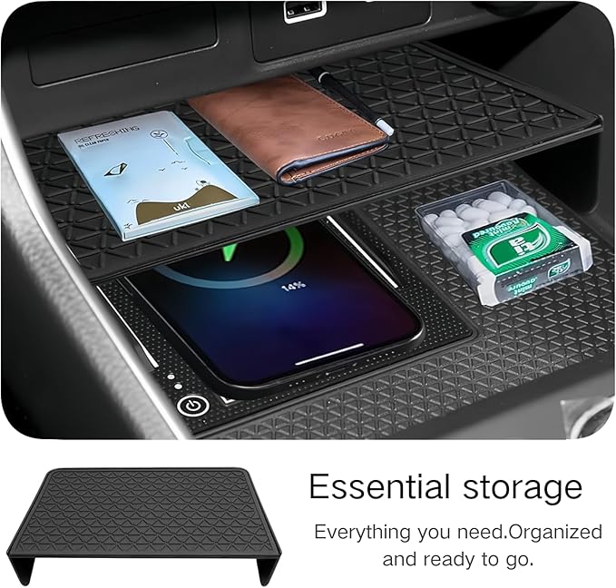 3PCS Center Console Organizer for Honda 2023 2024 2025 2026 CRV Accessories Middle Console Organizer CR-V Interior Armrest Insert Tray Hidden Storage Box Secret Compartment