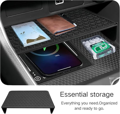 3PCS Center Console Organizer for Honda 2023 2024 2025 2026 CRV Accessories Middle Console Organizer CR-V Interior Armrest Insert Tray Hidden Storage Box Secret Compartment