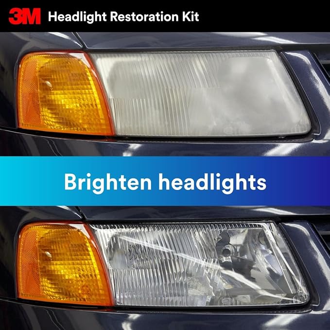 3M Headlight Lens Restoration System, 39008, 1 Kit, 2-Pack