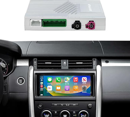 Wireless CarPlay Android Auto Adapter Decoder Retrofit Kit Fits Land Rover & Jaguar 2016-2019 with Harman Headunit 10.25" Screen, Supports Airplay/Mirror Link/Backup Camera/USB Drive/Navi