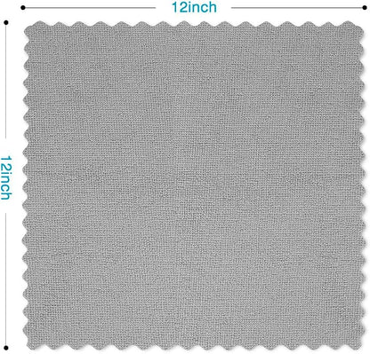 Orighty Microfiber Cleaning Cloth, 100 Pack Microfiber Towels for Cars, Multi-Purpose Shop Towels Cleaning Rags Bulk for Car, Home, Kitchen, 11.5’’ x 11.5’’, Grey