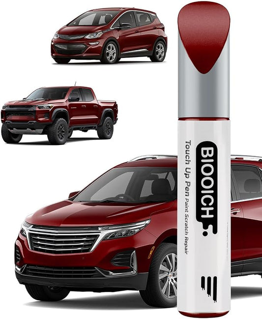 Touch Up Paint Pen Exact Color Match Car Chip and Scratch Repair (for Chevrolet, Cajun Red(GPJ/WA434B))