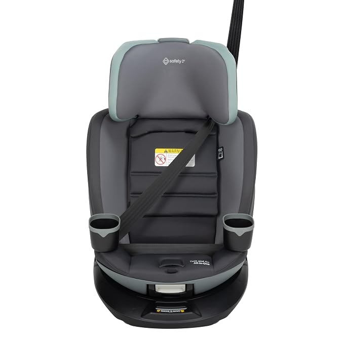 Safety 1st Turn and Go 360 ST 360 Rotating Car Seat, SafetySwivel, SecureTech Installation, All-in-One Convertible Car Seat, 3-in-1 Rear-Facing, Forward-Facing, Booster, 5-100 lbs, Seafoam Mist