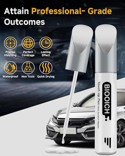 Touch Up Paint Pen Exact Color Match Car Chip and Scratch Repair (for Honda, White Orchid Pearl(NH-788P))