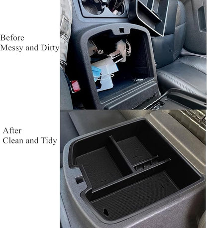 fit for Center Console Organizer Tray 2007-2014 GMC Sierra Chevy Silverado Tahoe Yukon Suburban - GM Vehicles Accessories Replaces 19166288