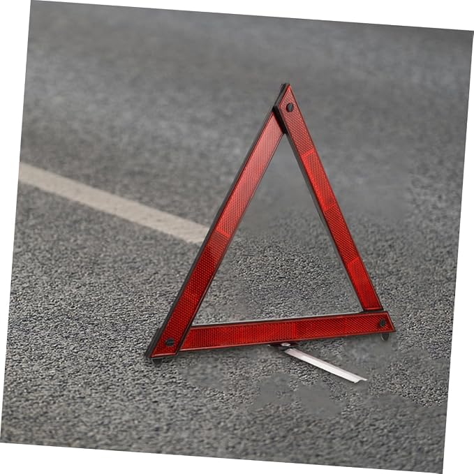 MAGICLULU 5pcs Car Safety Reflectors Warning Safety Triangle Reflective Sign Emergency Roadside Kit for Vehicle