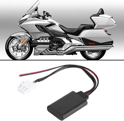 Acouto Bluetooth Adapter, 3 Pin AUX Bluetooth for Audio Cable Adapter, Stereo Music, Fit for GL1800, 5 to 12v