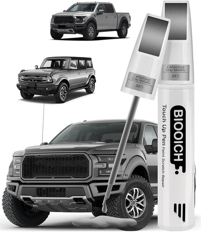 Touch Up Paint Pen Exact Color Match Car Chip and Scratch Repair (for Ford, Carbonized Gray Metallic(M7))