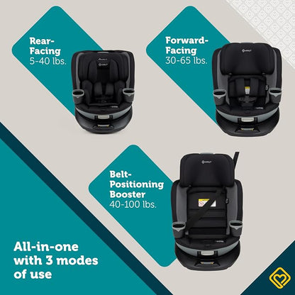 Safety 1ˢᵗ® Turn and Go 360° Rotating All-in-One Convertible Car Seat, Plum Perfect