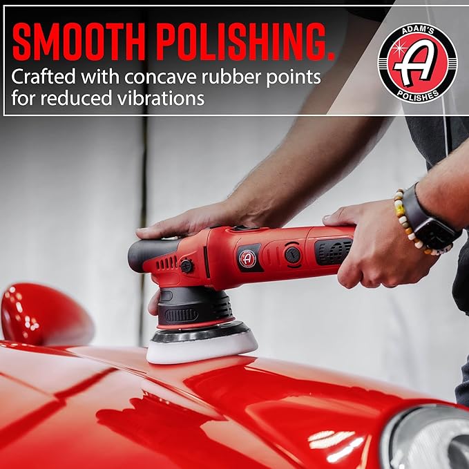 Adam's Polishes 9mm Dual Action Car Polisher (Polishing Kit) - Buffer Car Scratch Remover for Car Detailing | Includes Polish, Compound & Pads