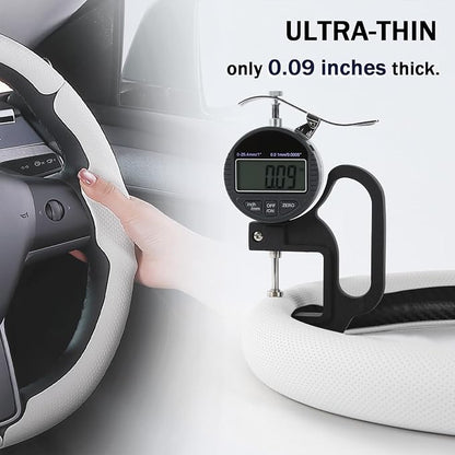 Steering Wheel Cover for Tesla Model 3(2017-2023) Model Y(2020-2024), Steering Wheel Accessories for Tesla Model 3/ Y
