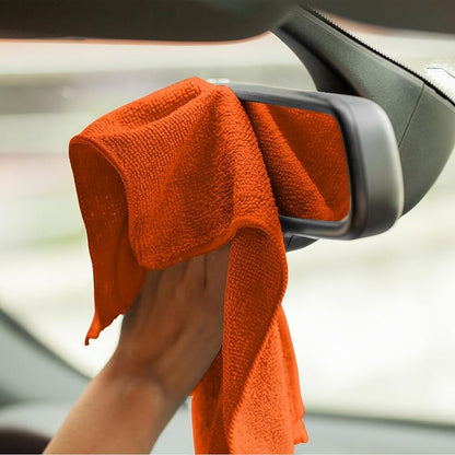 Avalon Towels Microfiber Cleaning Cloths (Value Pack of 12) - Size 12 x 12 Inches, Highly Absorbent Cleaning Rags, Lint Free, Reusable and Washable, Microfiber Towels for Cars