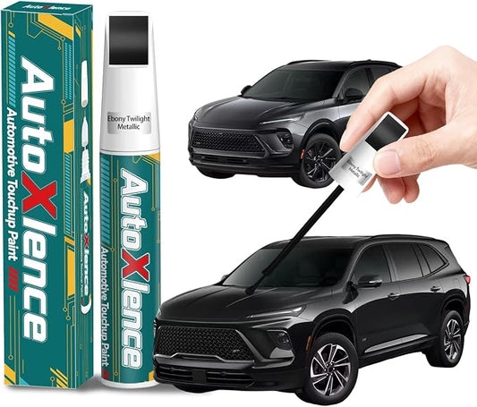 Ebony Twilight Metallic(GB8/WA384A) Touch Up Paint Compatible with Buick Car Paint Pen Scratch Repair Automotive Scratch Remover Fix Exact Color Match