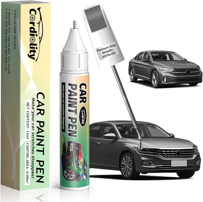 LD7X/2R Platinum Gray Metallic Touch Up Paint for Volkswagen, Color Accurate Car Paint Scratch Repair Pen, Quick & Easy Fix Automotive Chips and Nicks