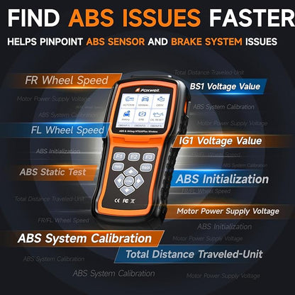 2026 FOXWELL NT630 Plus OBD2 Scanner with ABS and SRS, ABS Auto Bleed Scan Tool, Brake Code Reader with Live Data, Bidirectional Control & SAS Oil EPB Reset Diagnostic Tool
