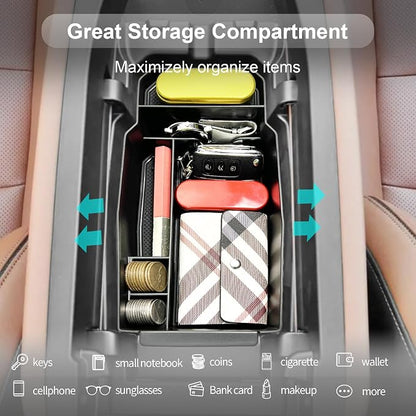 CDEFG 6Pcs for 2023 2024 2025 2026 Mazda CX-50 Center Console Organizer Tray for 2023 2024 2025 2026 Mazda CX-50 Hybrid Accessories Middle Console Storage Box Door Handle Pockets