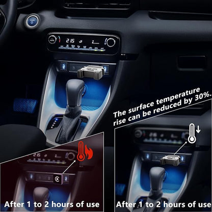 Wireless CarPlay Adapter for iPhone - for Daily Commute & Road Trip, No App Needed, Plug & Play Convert Wired to Wireless, Ultra-Compact 4x4 SUV Design with Low Latency - White