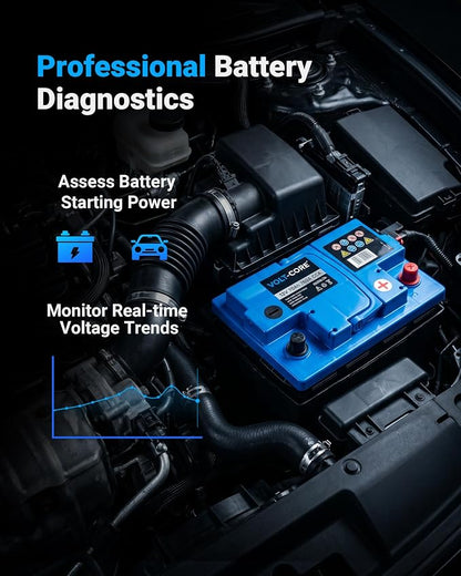 2026 GOOLOO DS600 OBD2 Scanner with Touchscreen –No Subscription, Lifetime Free Use&Update, ABS/SRS/Transmission Car Scanner Diagnostic Tool, 9+ Reset Services, AutoVIN, Supports FCA CANFD