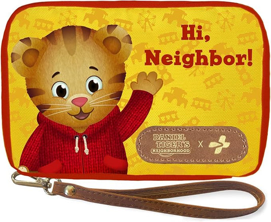 KeepGoing Daniel Tiger’s Travel First Aid Kit for Kids – 130 Pc. for Car, Home, Purse, Diaper Bag & Backpack with Latex-Free Bandages - Mini First Aid Kit Travel Size TSA-Approved