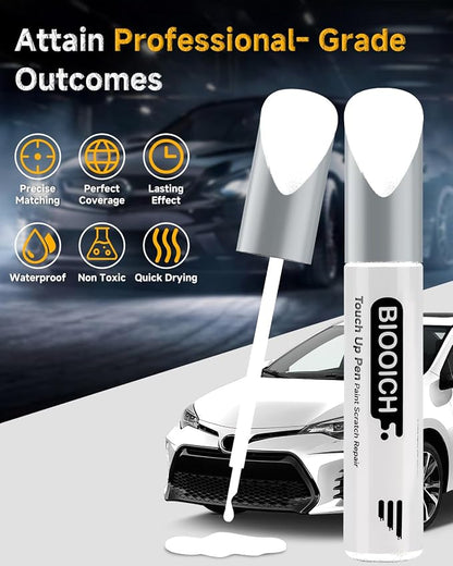 Touch Up Paint Pen Exact Color Match Car Chip and Scratch Repair (for Toyota, Wind Chill Pearl Tricoat(089))