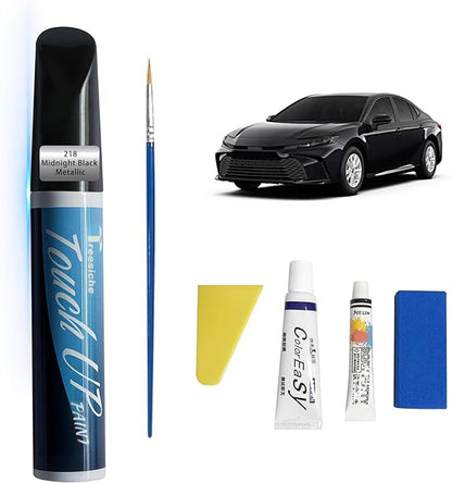 Midnight Black Metallic 218 Touch Up Paint for Toyota Exact Match,Car PaintPen Scratch Repair 2 in 1 Touch Up Paint,Car Scratch Remover for Deep Scratches Color-Matched
