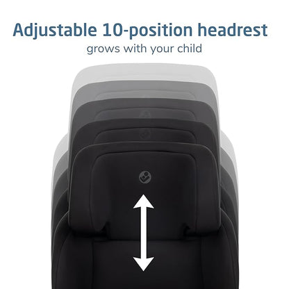Maxi-Cosi Tanza Belt-Positioning Booster Car Seat with Back, Foldable Car Seat, Sea Shadow