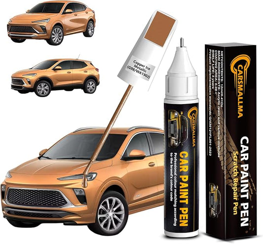 Copper Ice Metallic(G98/WA190J) Car Touch Up Paint for Buick, Color Accurate Car Paint Scratch Repair Pen Kit Quick & Easy Fix Vehicle Chips and Automotive Nicks Scuff