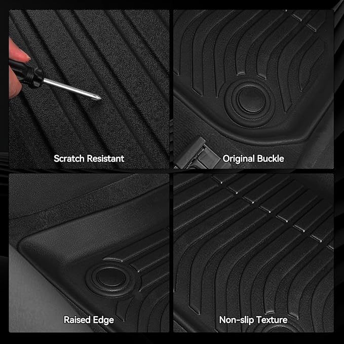 Floor Mats for Mazda CX-5 CX5 2026, Trunk Mat and Backrest Mat & Door Sill Guard All Weather TPE Protector for Mazda CX-5 Accessories