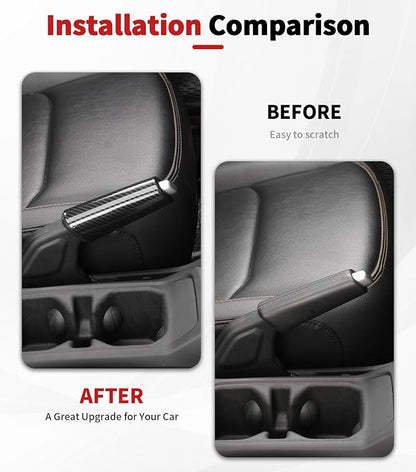 JWWY Carbon Fiber Interior Trim Kit Full Set Kit Decor Center Console Gear Shift Dashboard Panel,Door Window Switch Knob Speaker Cover Trim for 2024–2026 Jeep Wrangler JL JLU & Gladiator JT 28pcs