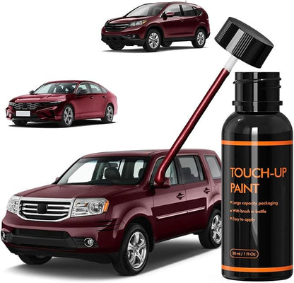 R529P-B Dark Cherry Touch Up Paint Compatible With Honda Cars, DIY Car Paint Scratch Repair Kit, Automotive Paints, Quick & Easy Fix Scratch Repair for CRV/Odyssey/Accord/Pilot/Ridgeline