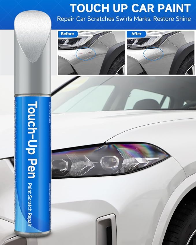 1D6 Silver Sky Metallic Touch Up Paint Compatible with Toyota Exact Match Touch Up Paint Car Scratch Repair