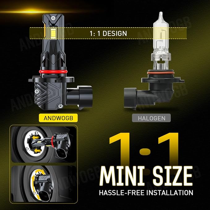 Lights Compatible for Chevy Trailblazer Light Bulbs for Off road Use, Years: 2002 2003 2004 2005 2006 2007 2008 2009, 48000 Lumens 800% Brightness, Pack of 4