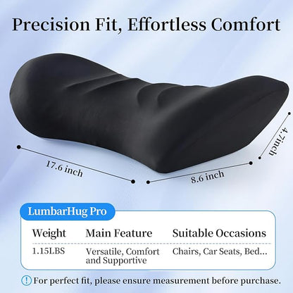 Lumbar Support Pillow for Office Chair - Lumbar Pillow for Car - Ergonomic Lumbar Support Pillow for Car Back Support Cushion