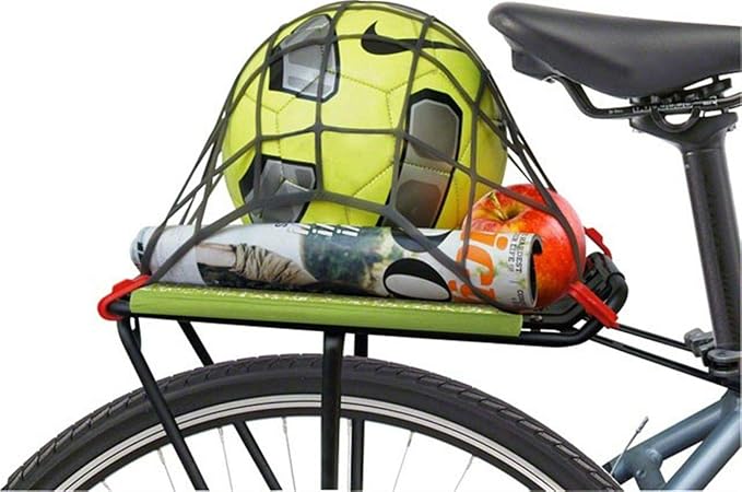 Small Cargo Net Elasto Net by Delta Cycle - Expandable Bungee Net with Hooks Stretches 2X in Size - Bike Cargo Net Keeps Your Gear Tightly in Place for Bikes & Kayaks