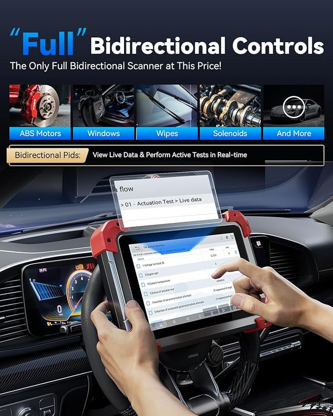 XTOOL D7 Bidirectional Scan Tool: 2026 Ai-Assisted OBD2 Scanner Diagnostic Tool with 36+ Resets, Full System Car Scanner with EPB, Injector Test, Throttle, Crank Sensor Relearn, FCA, CANFD & DoIP