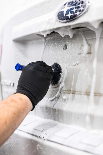 Detail Factory - TriGrip Ultra-Soft Detailing Brush Set - Scratch-Free Cleaning for Exterior, Interior Panels, Emblems, Badges, Gauges, Infotainment Screen - Live Wire