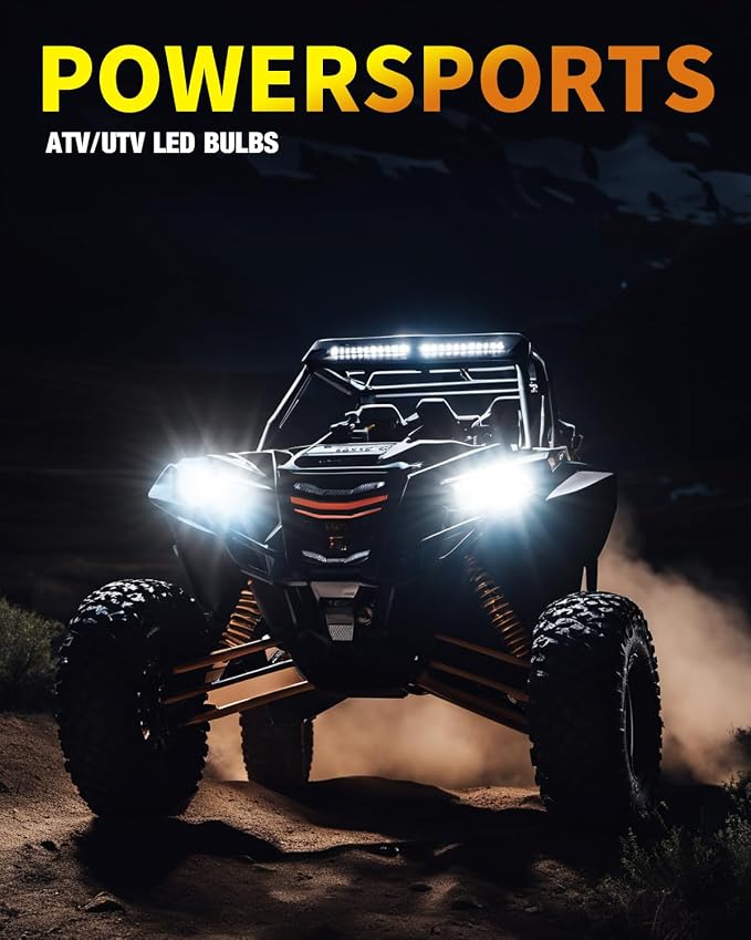 Termitor 9012 Off Road Lights for Fog or Rain, Plug and Play, Pack of 2