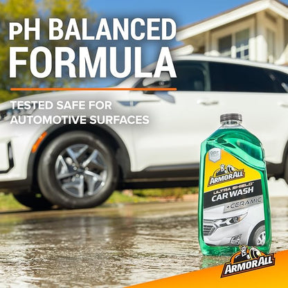 Armor All Ceramic Foaming Car Wash Soap with Extreme Shield, 1 Gallon, 128 Fl Oz (Pack of 1)