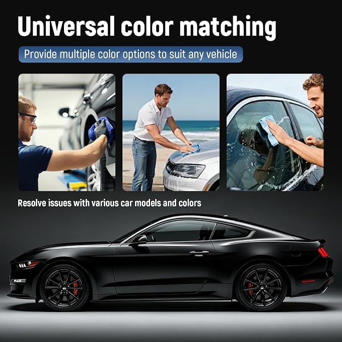 2 PCS Magic Car Scratch Removal Pen, 2026 New Car Paint Repair Pen for Minor Clear-Coat Scratches, Portable Auto Scratch Remover, Weather-Resistant for All Models