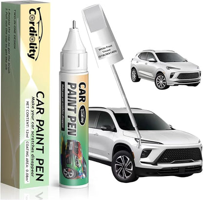 White Frost Tricoat(G1W/WA140X) Touch Up Paint Pen for Buick,Car Paint Scratch Repair Pen Quick and Easy Fix Auto Paint Scratch