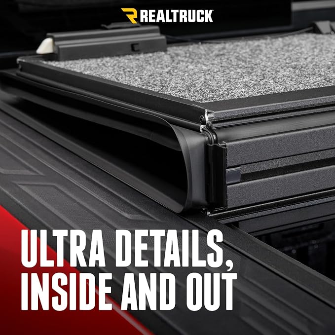 RealTruck Undercover Ultra Flex Hard Folding Truck Bed Tonneau Cover | UX22004 | Fits 2004-2014 Ford F-150 6' 7" Bed (78.8")
