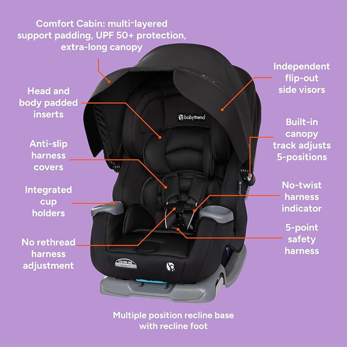 Baby Trend Cover Me™ 4-in-1 Convertible Car Seat