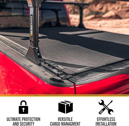 RealTruck BAK Revolver X4ts Hard Rolling Truck Bed Tonneau Cover | 80426RK | Fits 2016-2023 Toyota Tacoma (w/Track System) 5' 1" Bed (80.4")