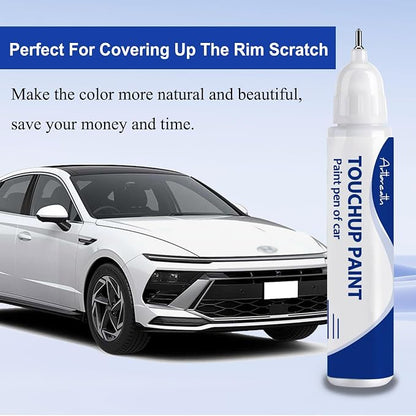 Serenity White Pearl（W6H） Touch Up Paint for Hyundai-Exact Match–Chips and Nicks Car Paint Scratch Repair Kit Automotive Paint Pen for Accent/Creta/Elantra/TUCSON/SANTA