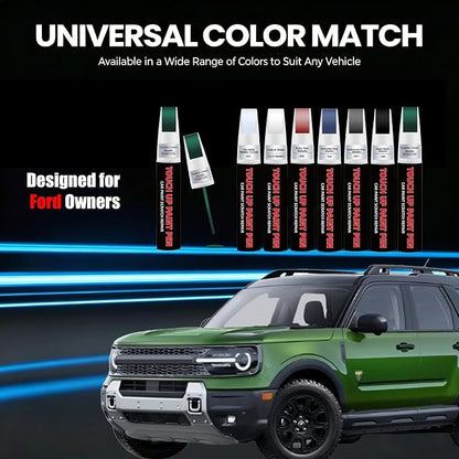 Eruption Green Metallic FA/M7476 Car Touch Up Paint for Ford 2-in-1 Car Scratch Repair Pen with Fine Tip&Brush, DIY Color-Code Matched Auto Paint for Rock Chips Door Scratches Paint Nicks Bumper Marks