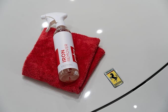 ESOTERIC Iron Remover Decontamination Spray 1 Gallon, Easy to Use, Iron Remover Car Detailing Supplies, Activates Red, Low Odor, Removes Iron Brake Fallout, Perfect for Your Car Detailing Kit
