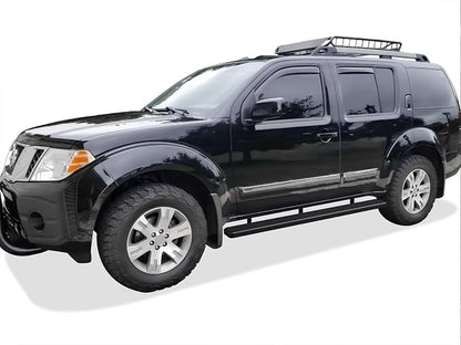 APS Running Boards (Side Bars Side Steps Step Bars) Compatible with Nissan Pathfinder 2005-2012 (Stainless Steel Black Powder Coated 5 inches)